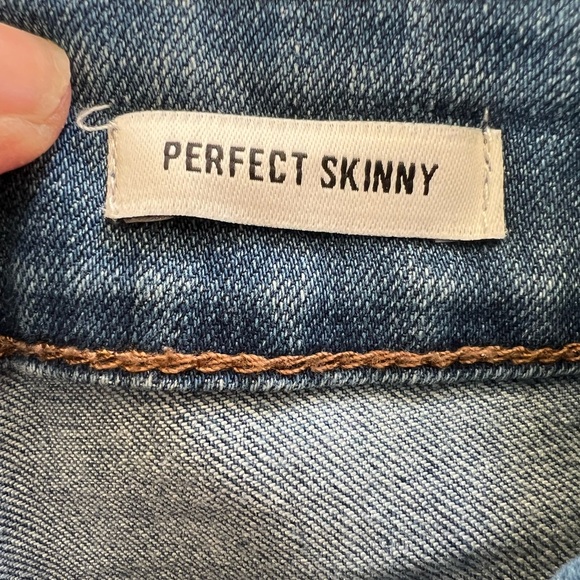 William Rast Embroidered Skinny Jeans Floral Justin Timberlake 25 Boho - Picture 6 of 10